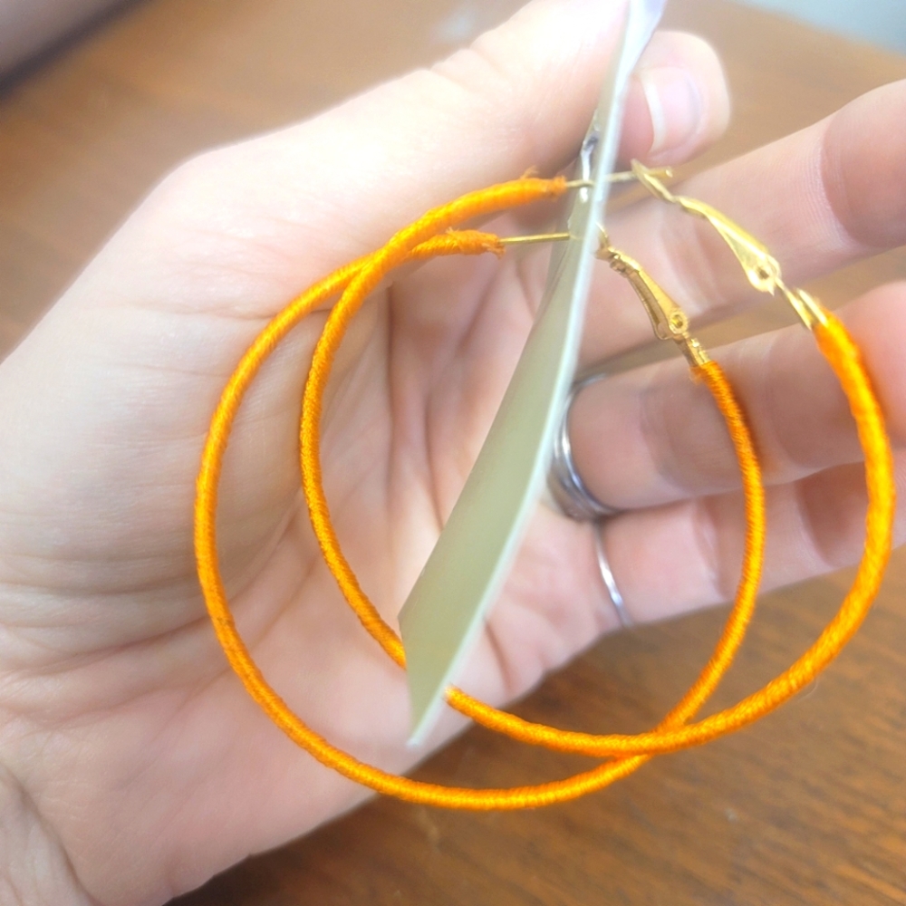 Hoop earrings
